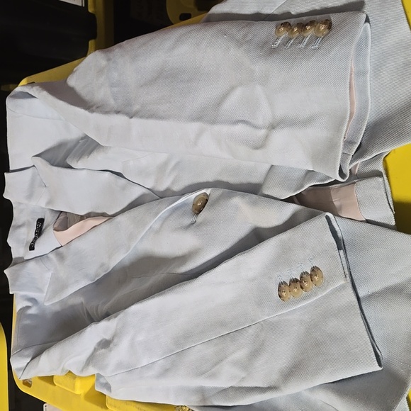 NWT J. Crew Alexandra Blazer in Stretch Linen Blend, Blue Edgewater, Size 4 - Picture 4 of 4